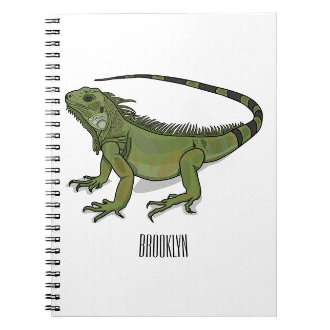 Carnet Illustration d'Iguana (Devant)