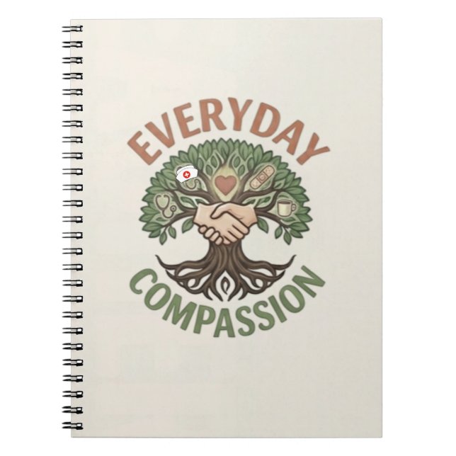 Carnet Illustration d'infirmière de compassion quotidienn (Devant)