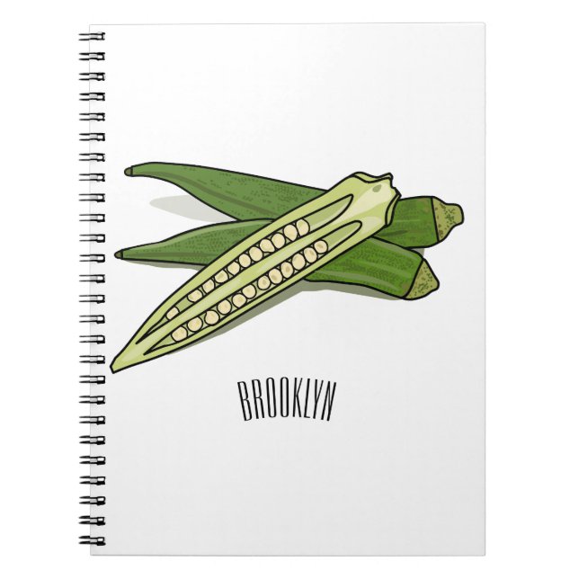 Carnet Illustration d'Okra (Devant)