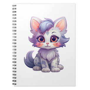 Carnet Illustration du chat de dessin