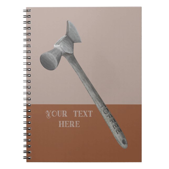 Carnet Illustration du marteau de café (Devant)