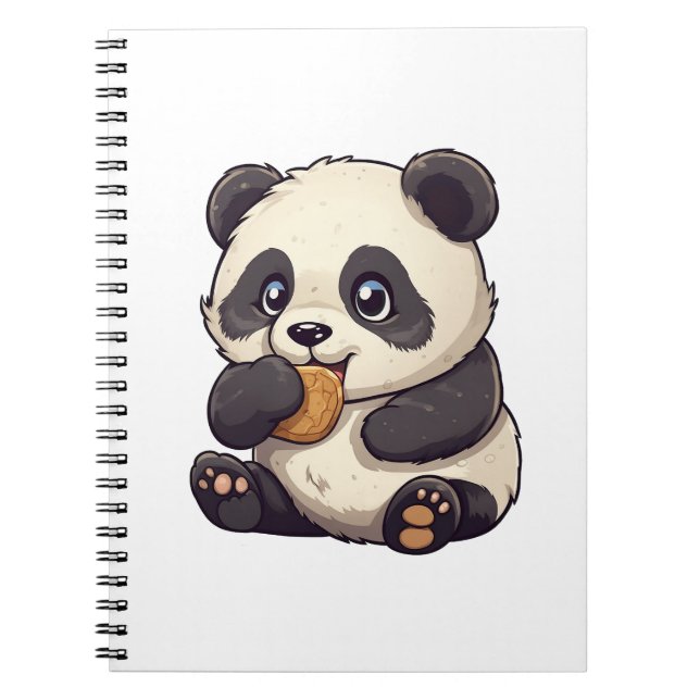 Carnet Illustration du panda de dessin (Devant)