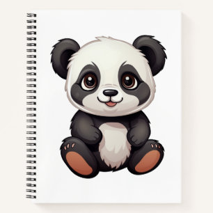 Carnet Illustration du panda de dessin