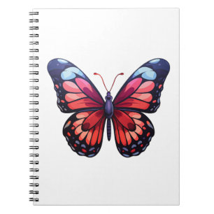 Carnet Illustration du papillon de dessin