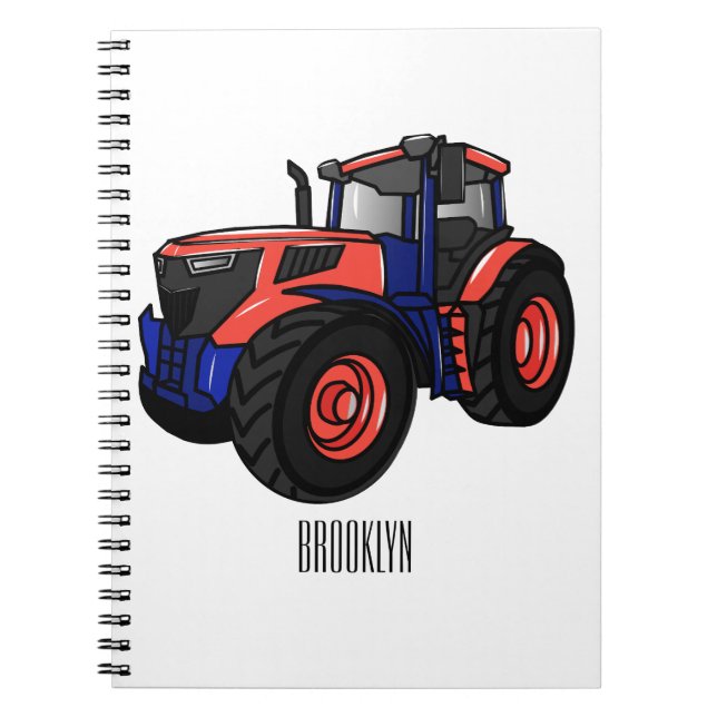 Carnet Illustration du tracteur (Devant)