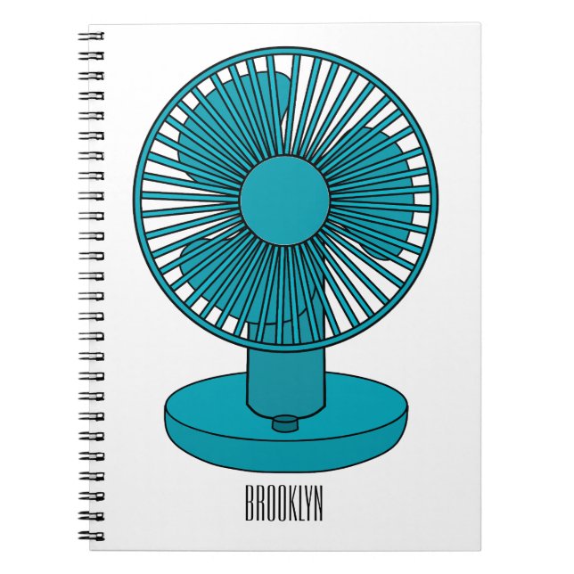 Carnet Illustration du ventilateur (Devant)