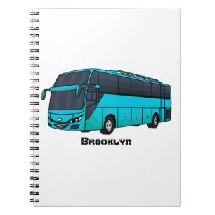 Carnet Illustration d'un autobus à passagers moderne