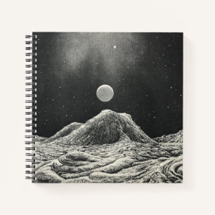Carnet Illustration d'un autre espace planétaire
