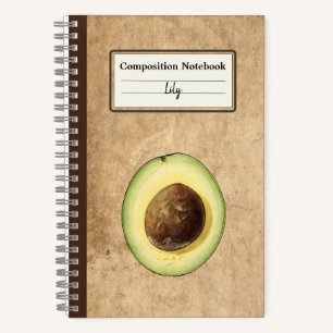 Carnet Illustration d'un demi-avocat Comp personnalisé