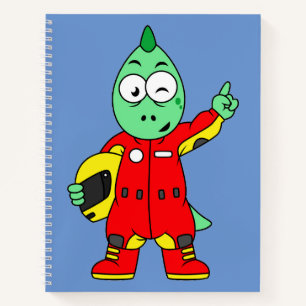 Carnet Illustration D'Un Pilote De Voiture De Course Allo