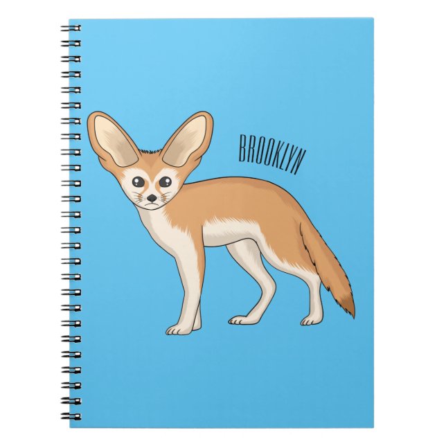 Carnet Illustration Fennec fox (Devant)