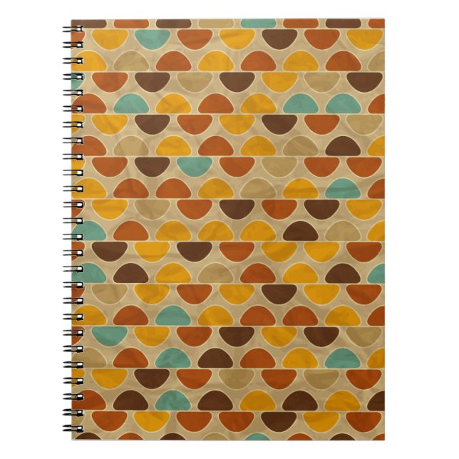 Carnet Illustration géométrique colorée artistique – Mode (Devant)