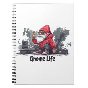 Carnet Illustration Gnome Hip hop - Gnome Life