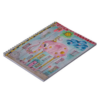 Carnet Illustration Mignonne et Fantaisiste pour Enfants