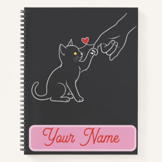Carnet Illustration minimaliste de cœur pour amateur de c