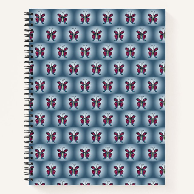Carnet Illustration papillon (Devant)