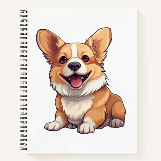 Carnet Illustration pour chien de dessin (Devant)