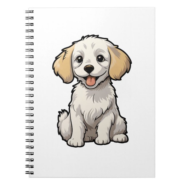 Carnet Illustration pour chien de dessin (Devant)