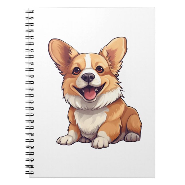 Carnet Illustration pour chien de dessin (Devant)