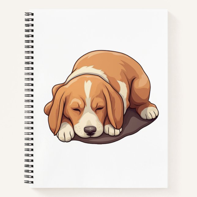 Carnet Illustration pour chien de dessin (Devant)