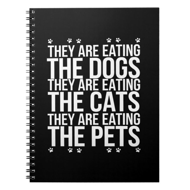 Carnet Ils mangent les chiens les chats les animaux de co (Devant)