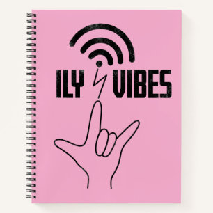 Carnet ILY Vibes - Conception ASL 