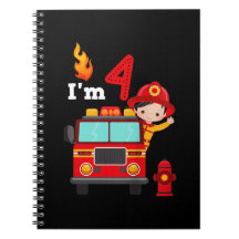 I'm 4th Birthday Boy Fire Engine Pick Toddler Fir