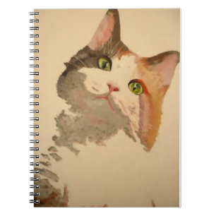 Carnet I'm All Ears : Calico Cat Portrait