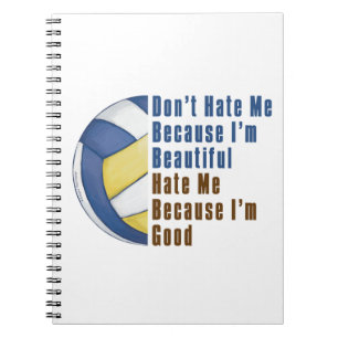 Carnet Im Beautiful Im Good Volleyball