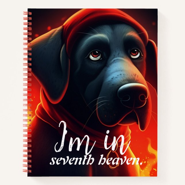 Carnet I'm in seventh heaven. (Devant)