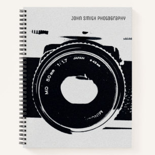 Carnet Image de caméra Vintage personnalisée