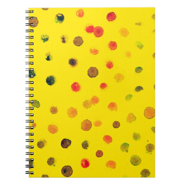 Carnet Image dessinée à la main Abstraite avec points mul (Devant)