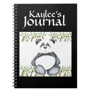 Carnet Image d'ours panda