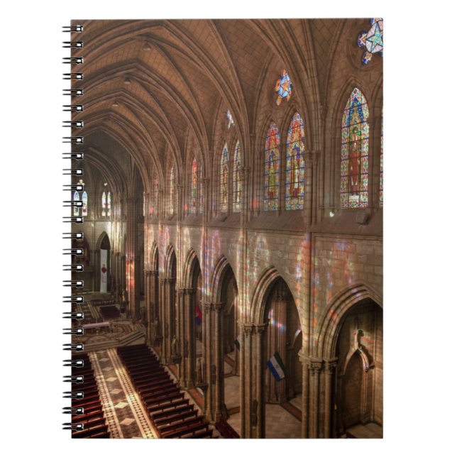 Carnet Image HDR de l'intérieur de la Basilique, Quito, É (Devant)