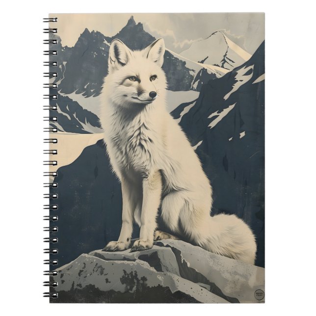 Carnet image Illustration du renard arctique (Devant)