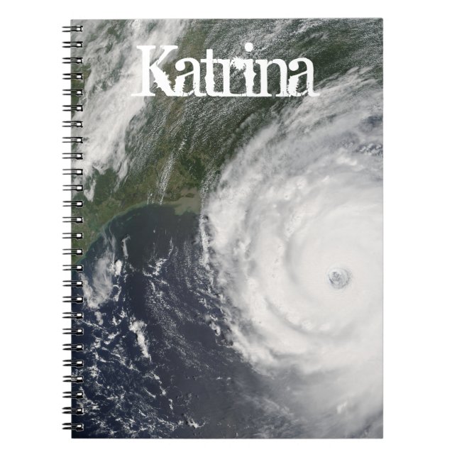 Carnet Image satellite de l'ouragan Katrina, août 2005 (Devant)