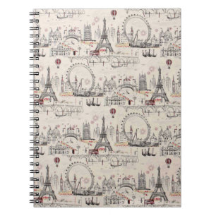 Carnet Images d'Europe noires et blanches vintages