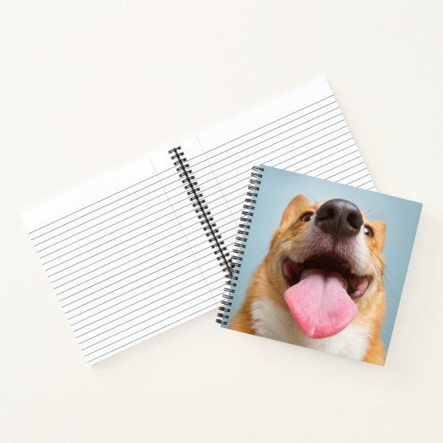 Carnet Images Getty | Corgi très heureux (Intérieur)