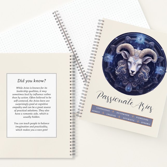 Carnet Imaginaire céleste Ram Zodiac Symbole Aries Annive (Créateur téléchargé)