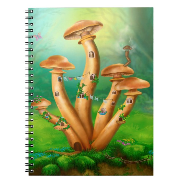 Carnet Imaginaire Champignons miel agarics maison (Devant)