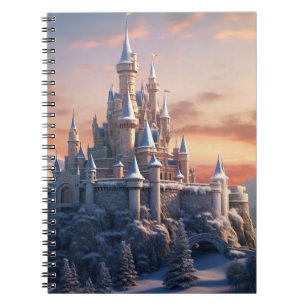 Carnet Imaginaire château numérique dans les montagnes
