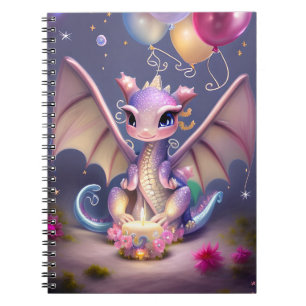 Carnet Imaginaire Cute Kawaii bébé dragon Carte postale