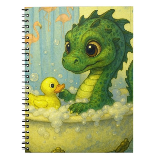 Carnet Imaginaire de bain bulle de serpent de mer de bébé (Devant)