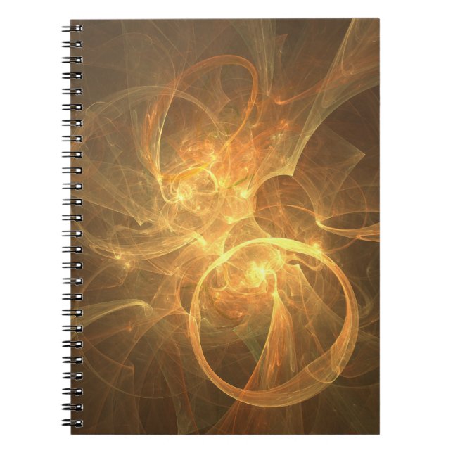 Carnet Imaginaire d'énergie de l'espace de flamme fractal (Devant)