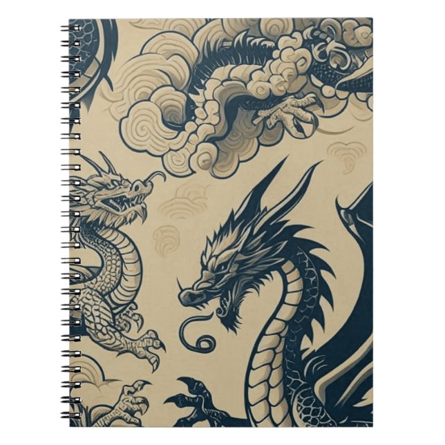 Carnet Imaginaire Dragons antiques (Devant)