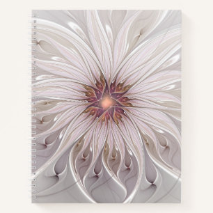 Carnet Imaginaire Floral, Abstraite Fleur Pastel Moderne