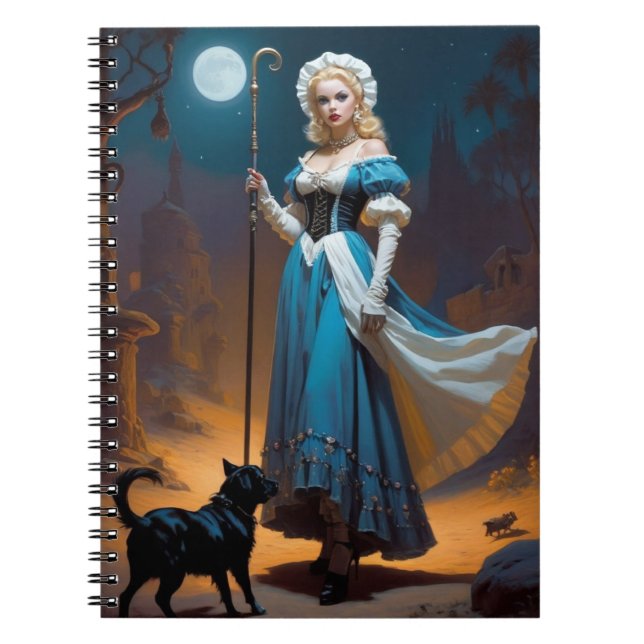 Carnet Imaginaire gothique lunaire Princesse (Devant)