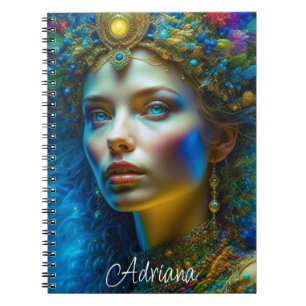 Carnet Imaginaire magique Ethéal Art Belle déesse