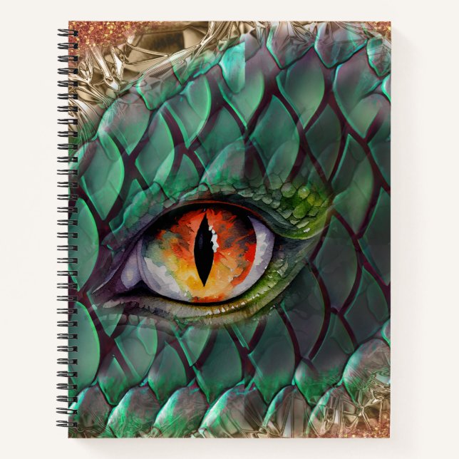 Carnet Imaginaire mythique des yeux de dragon (Devant)