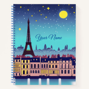 Carnet Imaginaire Skyline de Paris Under the Stars Journa